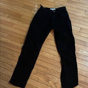 St. John Collection Black Real Suede Pants Size 6 in Great Condition!